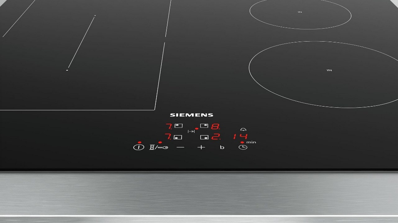 Table de cuisson à induction 60 cm Noir, sans profilés Siemens —  Rehabilitaweb