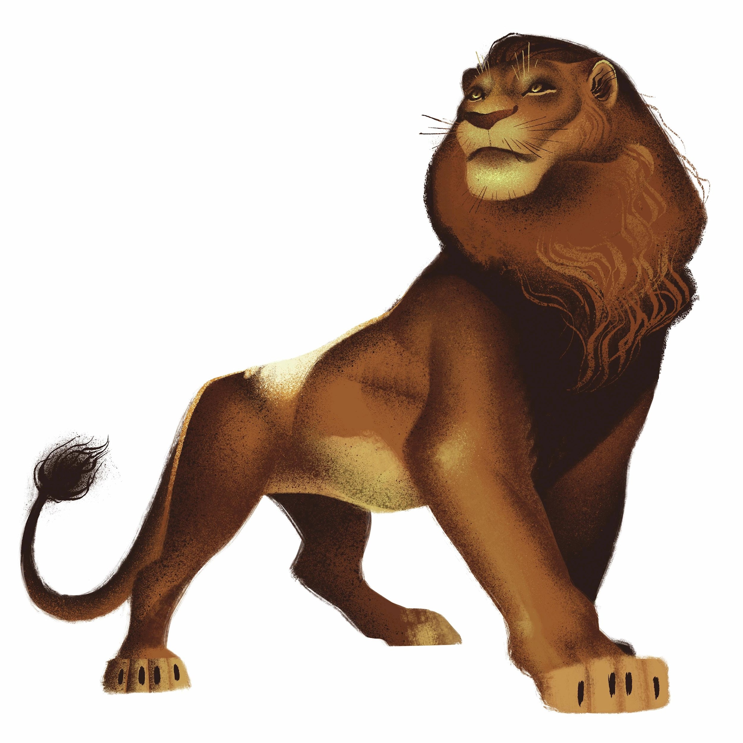 Sticker Geant Simba Film Le Roi Lion Disney 64 X 66 Cm ROOMMATES