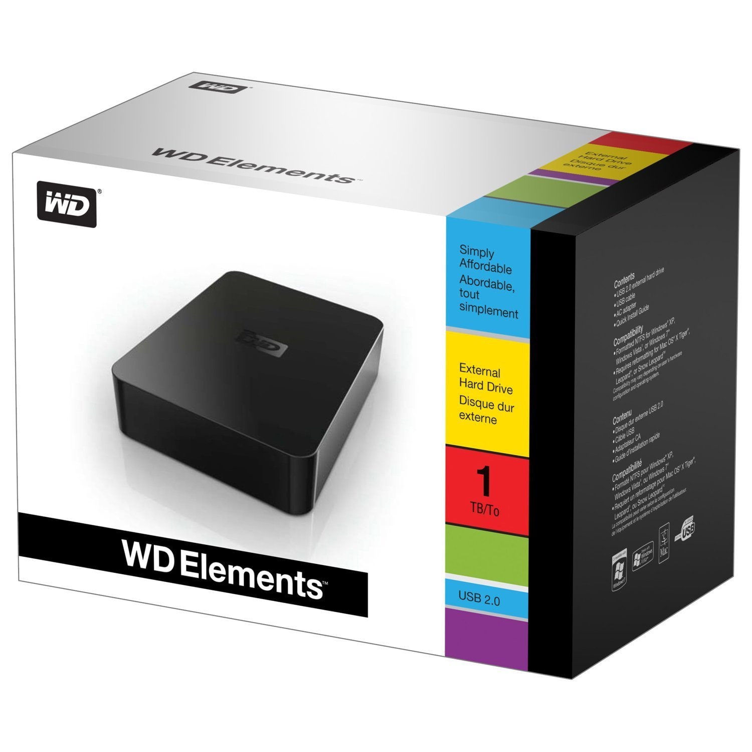 Test disque dur multimédia Western Digital WD Elements Play 2 To - Le Monde  Numérique