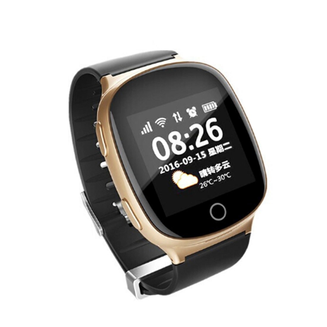 Alarme Senior Gsm Détection De Chute Localisation Gps Appel Vocal Montre Traceur GPS Connectée Senior Cardiofréquencemètre Écran Tactile Alarme  Chute Wifi SIM Rappel Or - YONIS YONIS Pas Cher - UBALDI.com