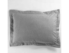 Douceur d'Intérieur Actually Taie d'oreiller, Polyester, Gris, 50 x 70 cm Douceur d'Intérieur Actually Taie d'oreiller, Polyester, Gris, 50 x 70 cm