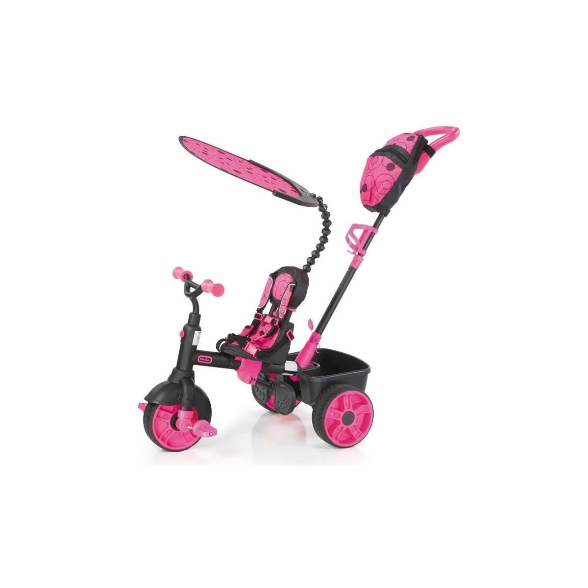 LITTLE TIKES Tricycle Evolutif 4 en 1 Deluxe Edition Neon Rose LITTLE
