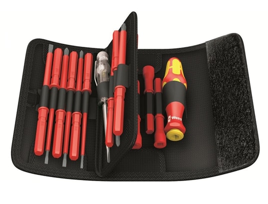 Tournevis Isolé VDE Wera 410 I B - Manche En T Ergonomique - Taille 3/8" X 130mm - Sécurité Jusqu'à 1000V