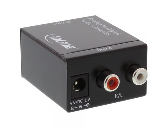 InLine® Audio Converter Entrée analogique-numérique 2x sortie