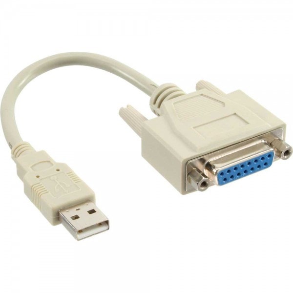 Câble adaptateur USB, InLine®, USB prise A sur 15 broches prise femelle TBD  68998 Pas Cher 