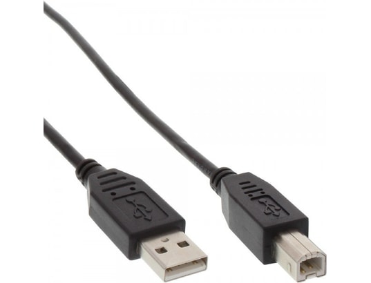 Connectique Câble USB type A/B 5m (compatible USB1.1 et 2.0