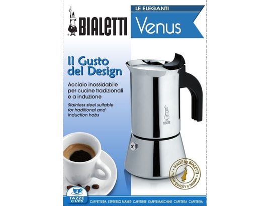 Cafetière Bialetti Venus compatible induction 10 tasses