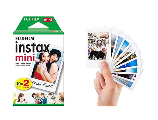 Papier photo CANON 1x2 Fujifilm instax mini Film Pas Cher 