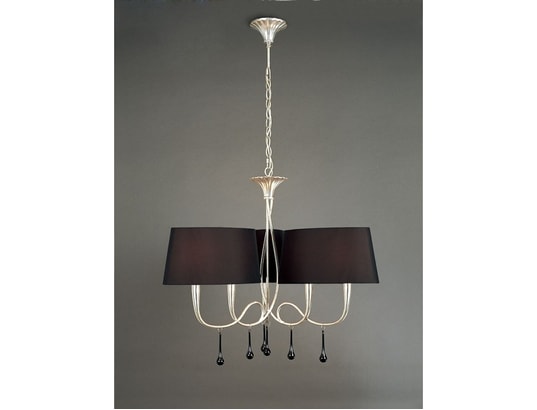 Suspension 3 Arm Ampoules Abat Paola Jour 6 E14Argent Peint Avec rdohQsCxtB