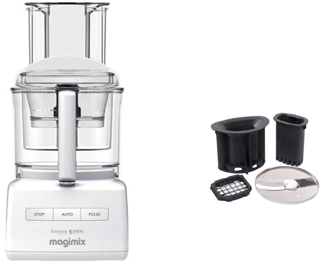 MAGIMIX 18711F CS 5200 XL + Cubes et 17639 Pas Cher Robot