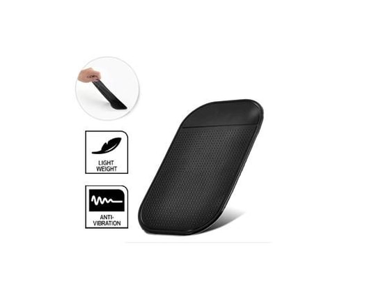 Mini tapis collante auto adhésif, antidérapant et antivibration Noir pour  tableau de bord pour téléphone portable, autre appareil réf CVXR-A153 HDME  CAHORS Pas Cher 