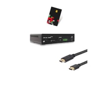 Decodeur tnt hd dvb-t2 double tuner hevc recepteur 2 tuners OPTEX  ORT8932-2T Pas Cher 