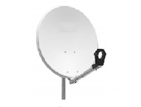 Pack Parabole Satellite Fibre 60cm + LNB Single + Décodeur Satellite HD Tntsat Astra Carte Bras Coud Hdsat
