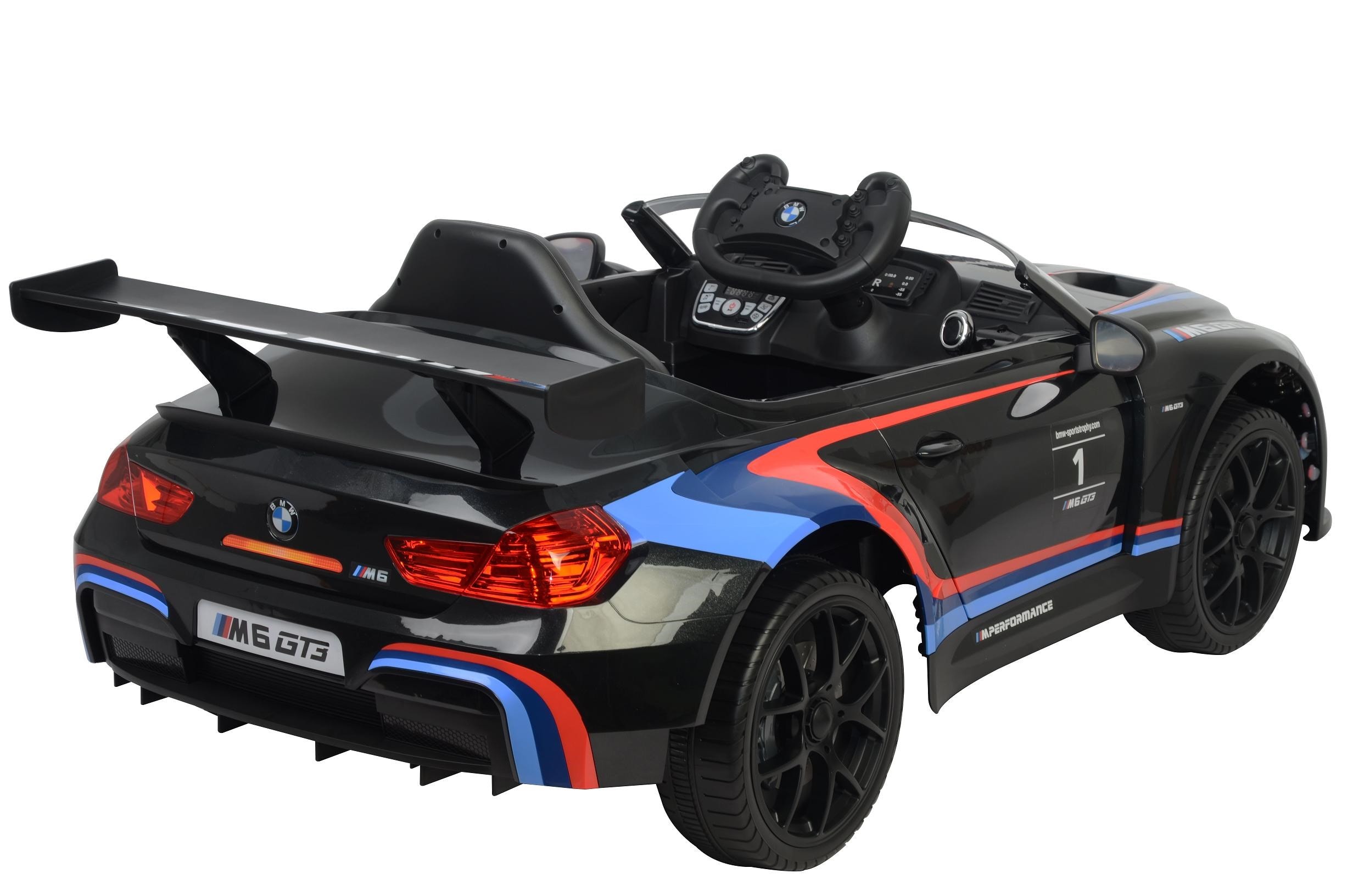 Voiture Electrique Pour Enfant Bmw M6 Gt3 Noir Fast And Baby Pas Cher Ubaldi Com