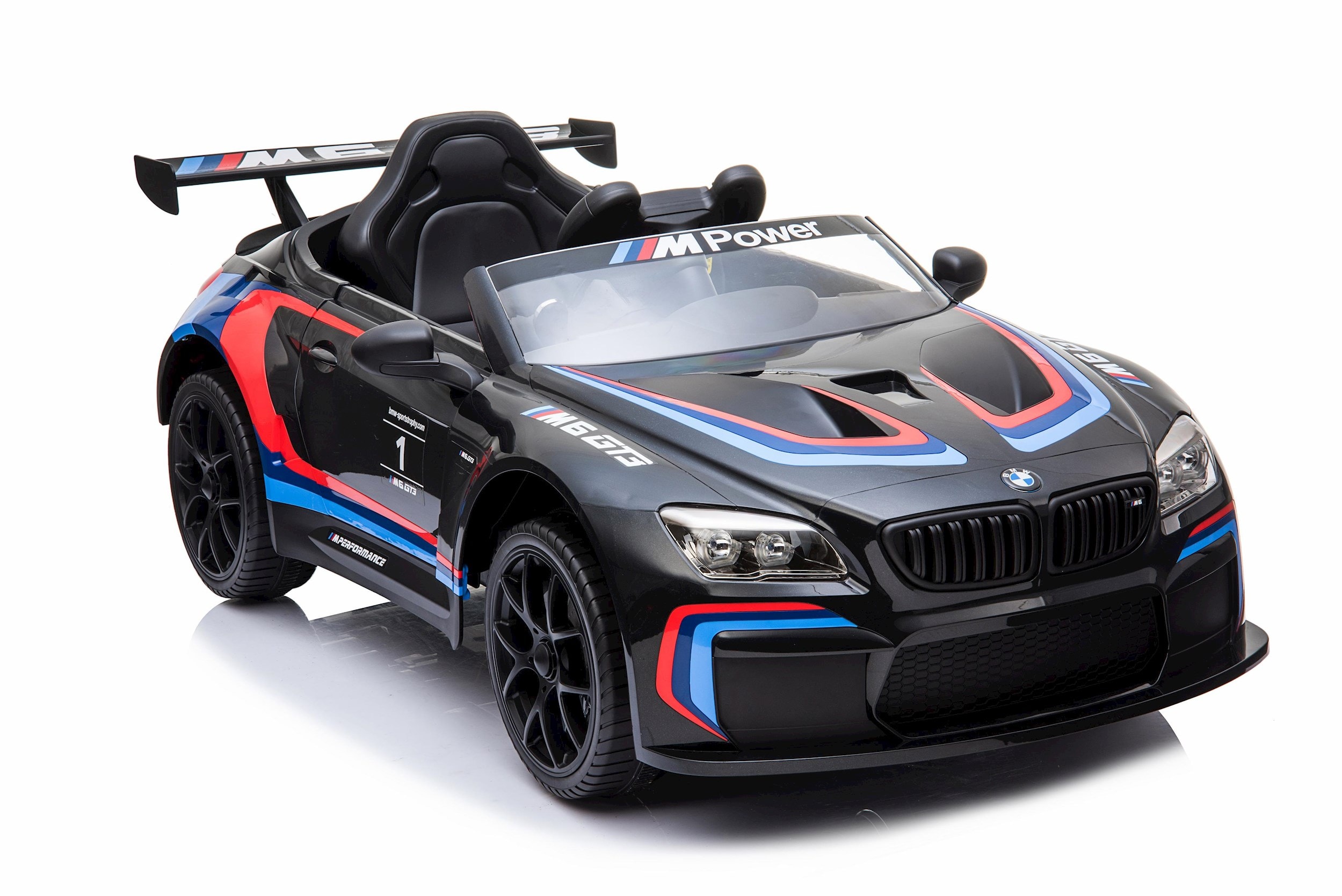 Voiture électrique pour enfant BMW M6 GT3 noir FAST AND BABY