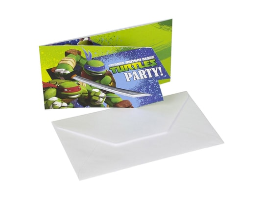 Cartes D Invitation Anniversaire Tortues Ninja Amscan Ma 46ca399cart Xaxht Pas Cher Ubaldi Com