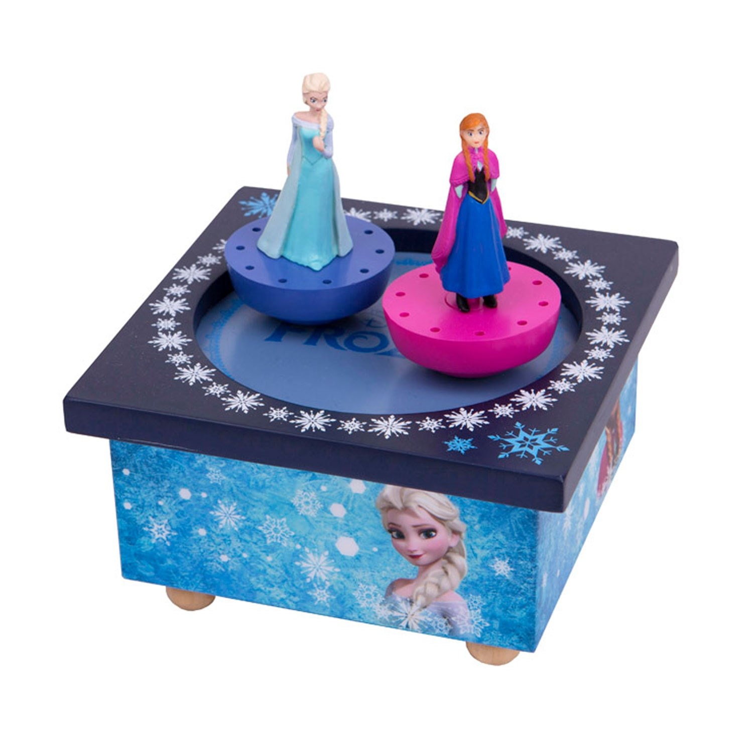 Boite à Musique Magnétique La Reine des Neiges (Frozen) : Elsa et Anna  DISNEY Pas Cher 