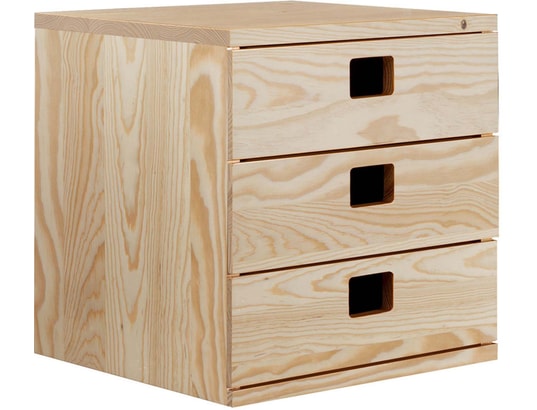 Armoire De Rangement Astigarraga - Meuble De Rangement En Pin 4 Portes