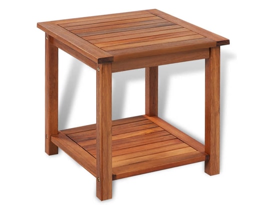 Icaverne Tables D Appoint Magnifique Table D Appoint Bois D Acacia Massif 45 X 45 X 45 Cm Icaverne Icav44128 Pas Cher Ubaldi Com