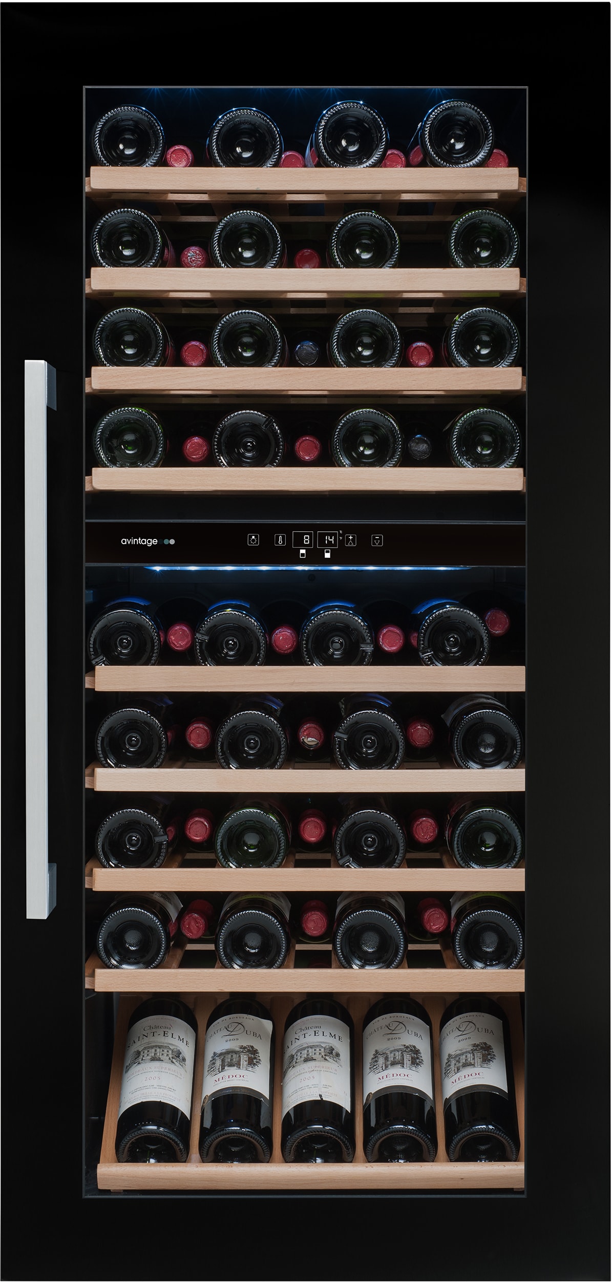 Cave à vin encastrable de service AVINTAGE AVI82CDZA 79 bouteilles