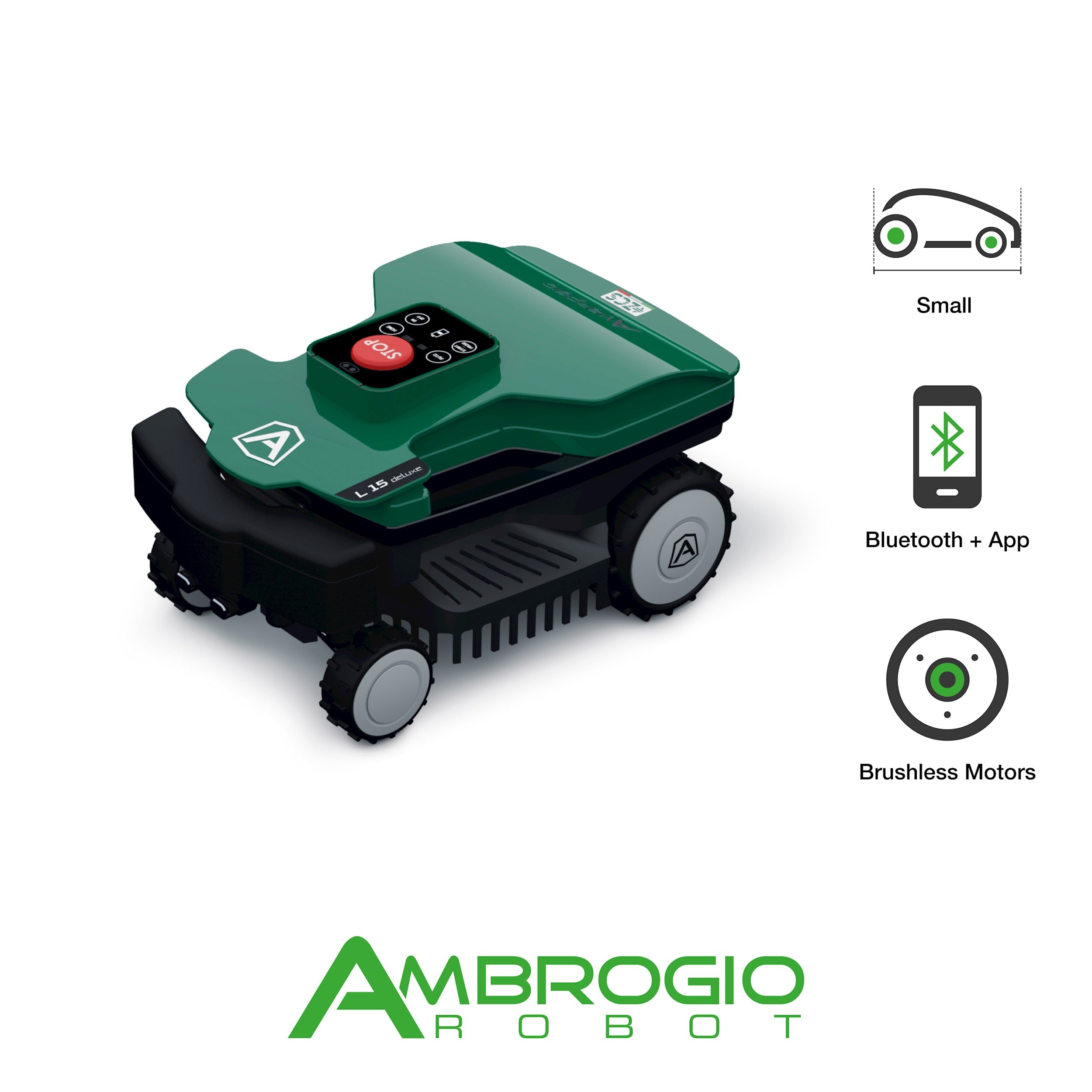 Messerblatt Für Ambrogio Rasenmäher-Roboter L200 Deluxe & Evolution – 4 Schneidspitzen, 29 Cm Durchmesser