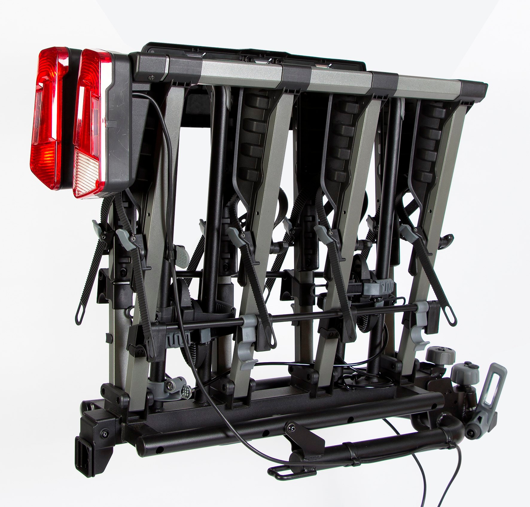 EAZZY 4 porte-vélo d'attelage - plateforme pliable 4 vélos BUZZRACK MA ...