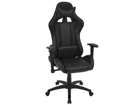 HELLOSHOP26 Fauteuil chaise chaise de bureau inclinable cuir artificiel noir 0502035 MA 18CA493FAUT 888ZR HELLOSHOP26 Fauteuil chaise chaise de bureau inclinable cuir artificiel noir 0502035 MA 18CA493FAUT 888ZR