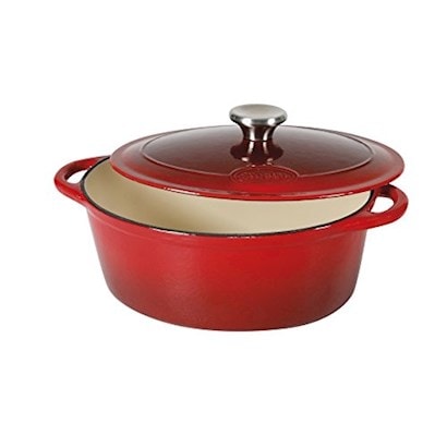 SITRAM 710839 COCOTTE ROUGE/CRÈME FONTE 30,5 X 24,5 X 13,5 CM