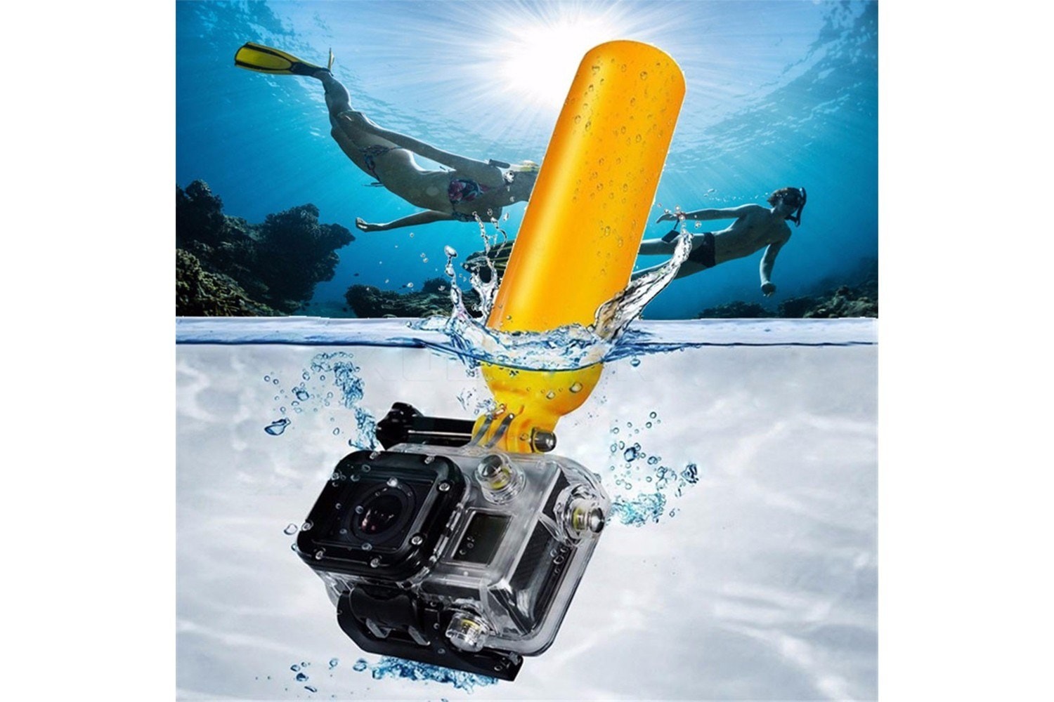 IBROZ Flotteur jaune pour GoPro IBROZ