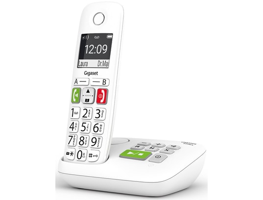 Gigaset AS690A - téléphone sans fil - avec répondeur - blanc Pas Cher