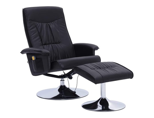 HELLOSHOP26 Fauteuil de massage confort relaxant massant détente avec repose pieds noir similicuir 1702051 MA 18CA144FAUT RS4QO HELLOSHOP26 Fauteuil de massage confort relaxant massant détente avec repose pieds noir similicuir 1702051 MA 18CA144FAUT RS4QO