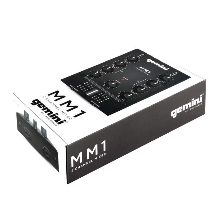 GEMINI MM1 MINI MIXER PLATINE DJ 2 VOIES GEMINI