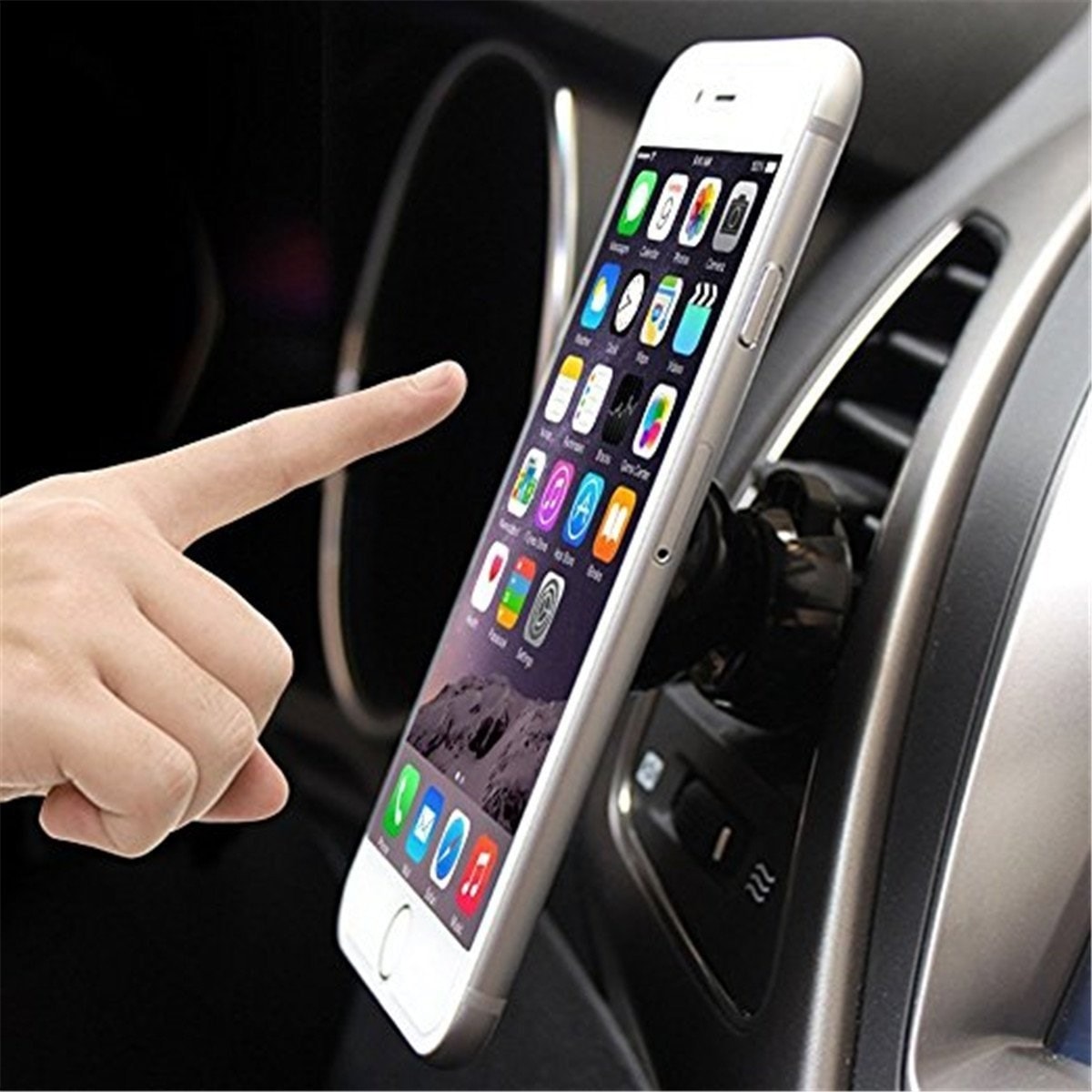 Support magnétique de téléphone de voiture pour iPhone, Xiaomi