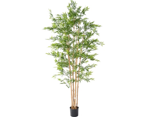 Pegane - Plante artificielle haute gamme Spécial extérieur en Bambou  artificiel, couleur verte - Dim : 150 x 75 cm - Plantes et fleurs  artificielles - Rue du Commerce