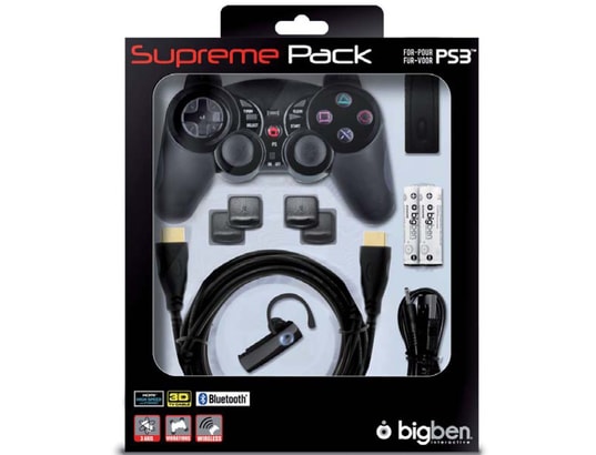 Manette PS3 BIGBEN Supreme Pack pour PS3