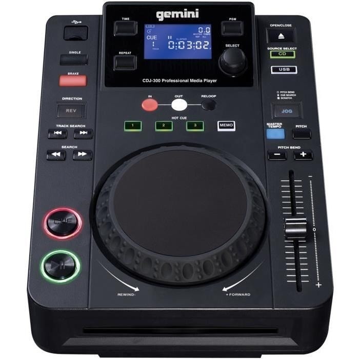 GEMINI MDJ500 E MEDIA PLAYER PROFESSIONNEL USB 660073 GEMINI