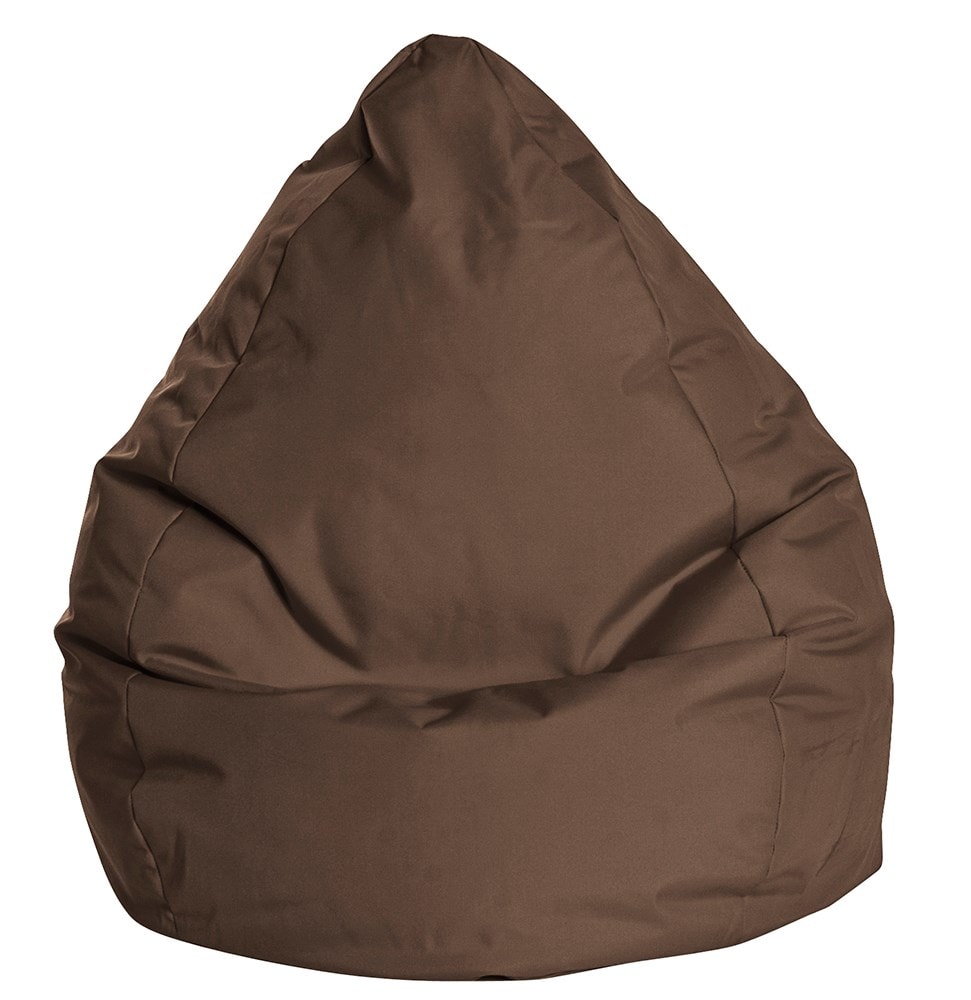 Pouf Poire Brava chocolat L SITTING POINT