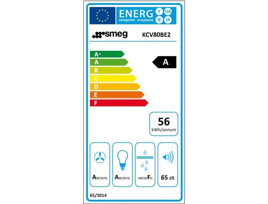 Hotte Smeg 80cm inclinée décorative