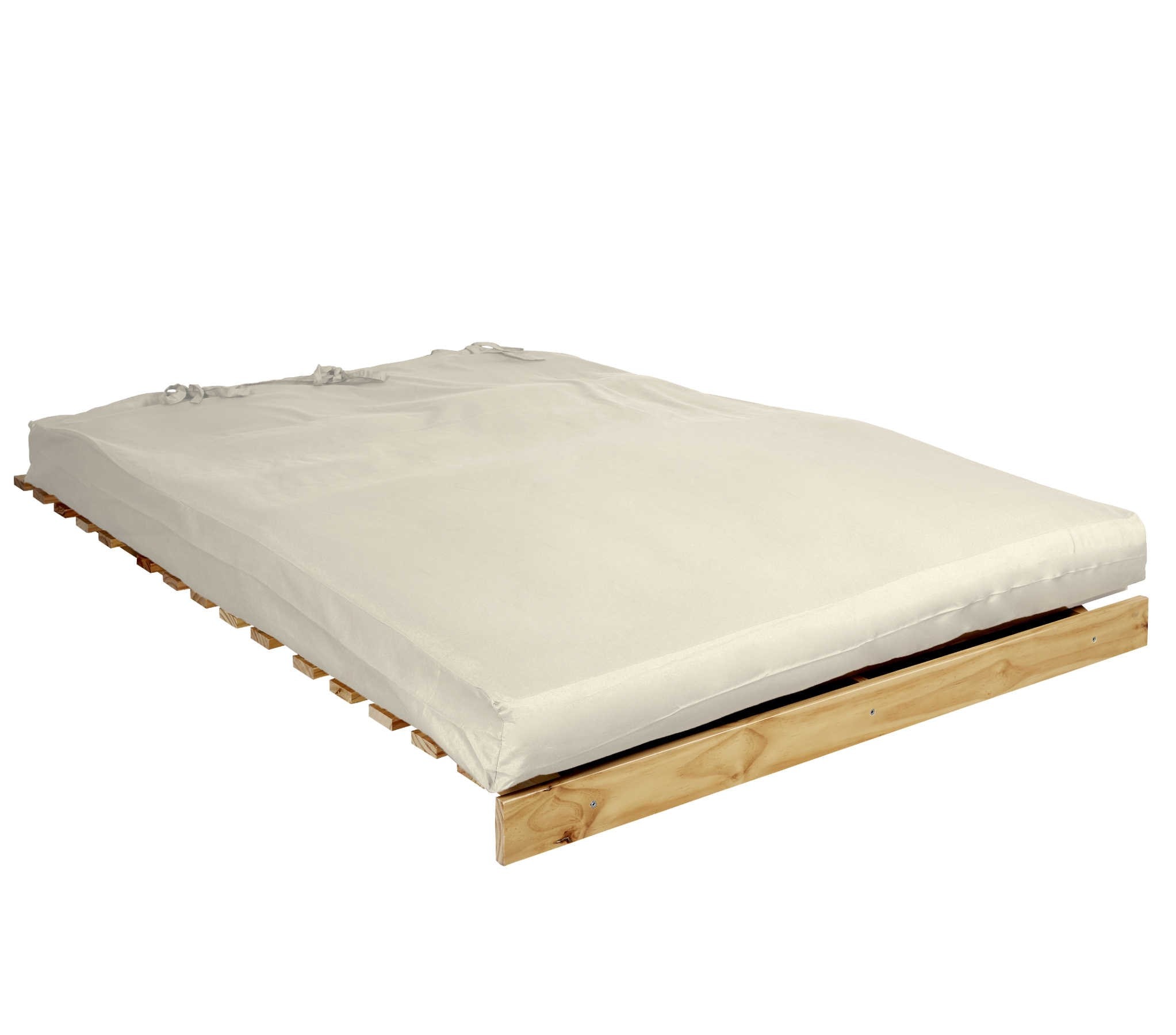 Housse Matelas Futon Japonais 100% Coton 135×190 Cm – Double Zip 360° – Protection Douce & Respirante