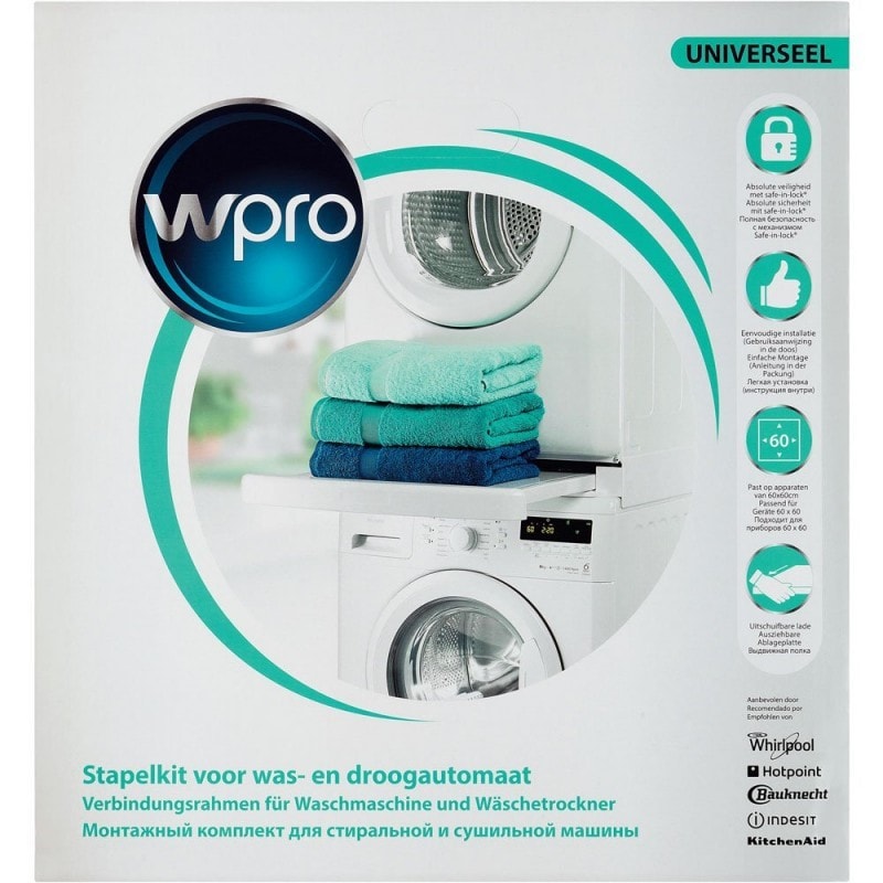 Kit de superposition universel pour lave-linge et sèche-linge