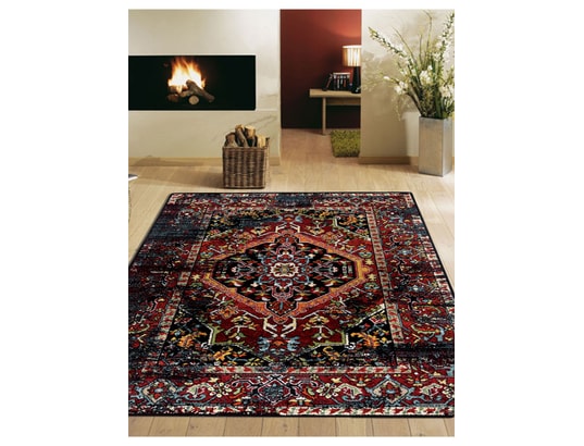 Tapis Grand Dimensions Heritage Noir 160 X 225 Cm Tapis De Salon