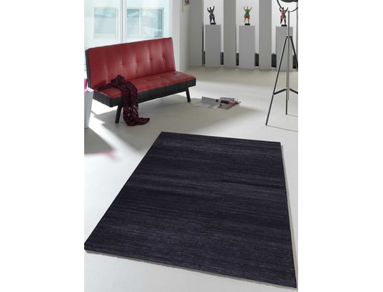 Tapis Grand Dimensions Rainbow Kelim Noir 60 X 110 Cm Tapis De