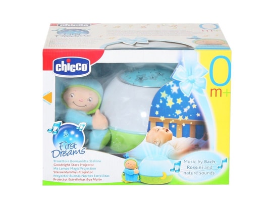veilleuse musicale chicco lampe magic projection bleu pas cher