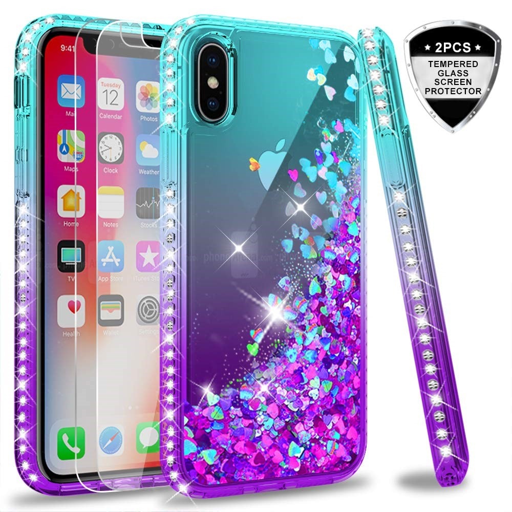 Coque Antichoc + Film Verre Trempé Pour IPhone 6 à 12 - Compatible Charge Qi - Neuf