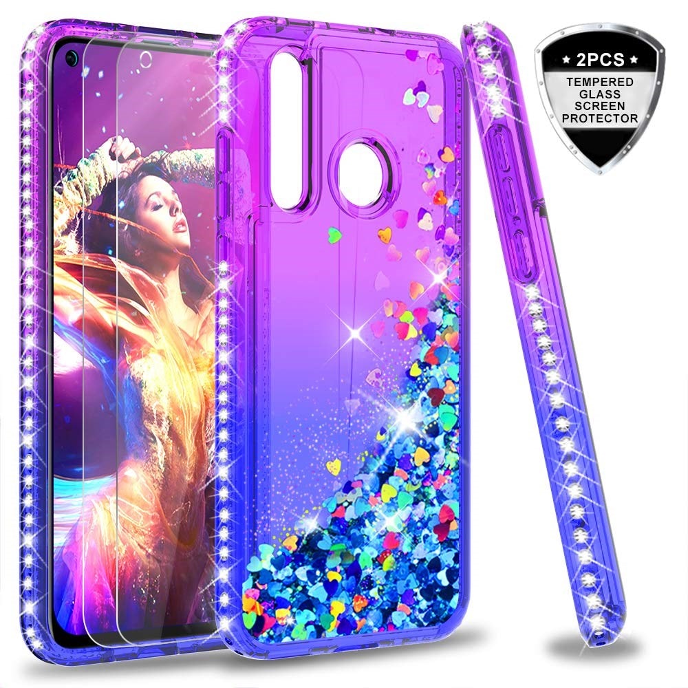 Verre trempé pour Xiaomi Mi A3 6.01 + Coque de Protection Transparente