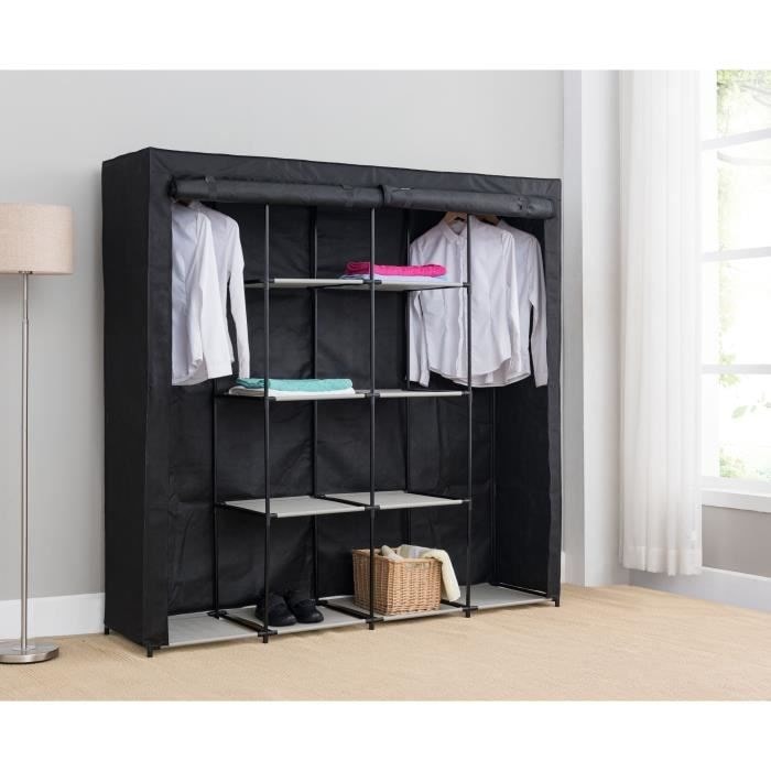 PENDERIE SOUPLE Penderie Nomade 70 Structure métallique tubulaire L 174 x P 46 x H 169 cm