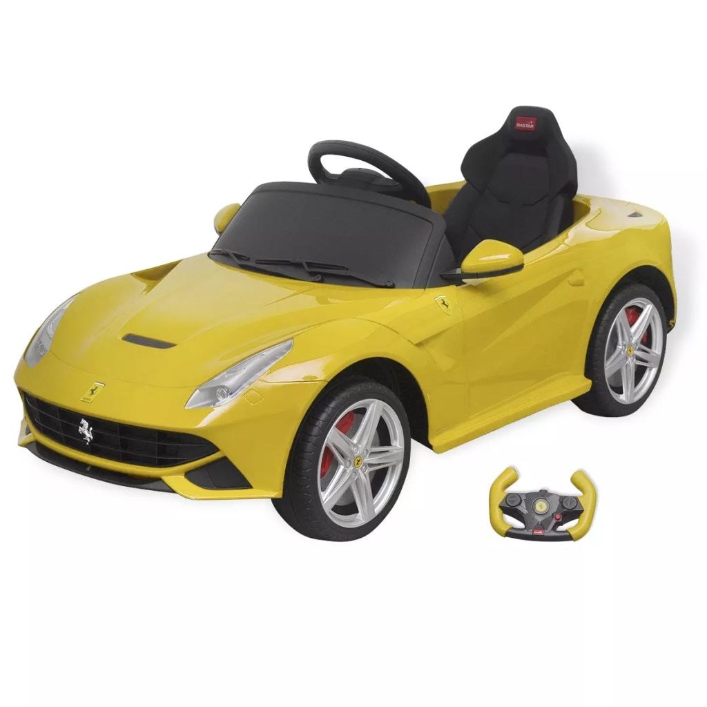 Ferrari jaune-Jouet automobile télécommandé sans fil pour enfants