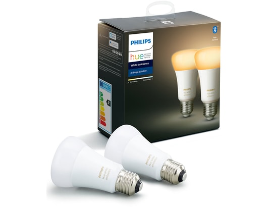 Ampoules connectées Philips Hue HUE WHITE COLORS E27 X2