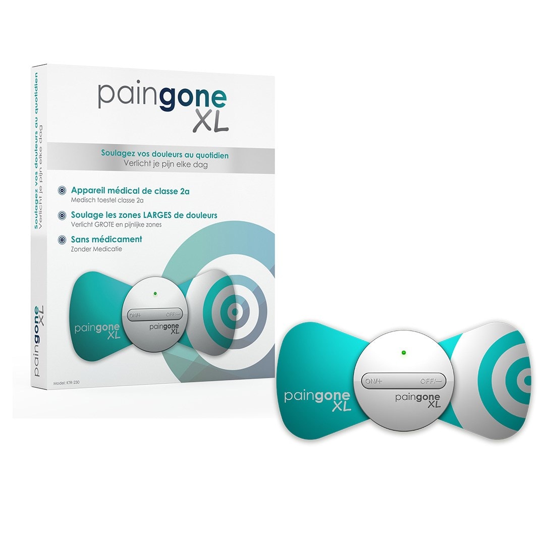 Paingone XL - Electrostimulateur pour zones de douleurs étendues - 12 niveaux d'intensité