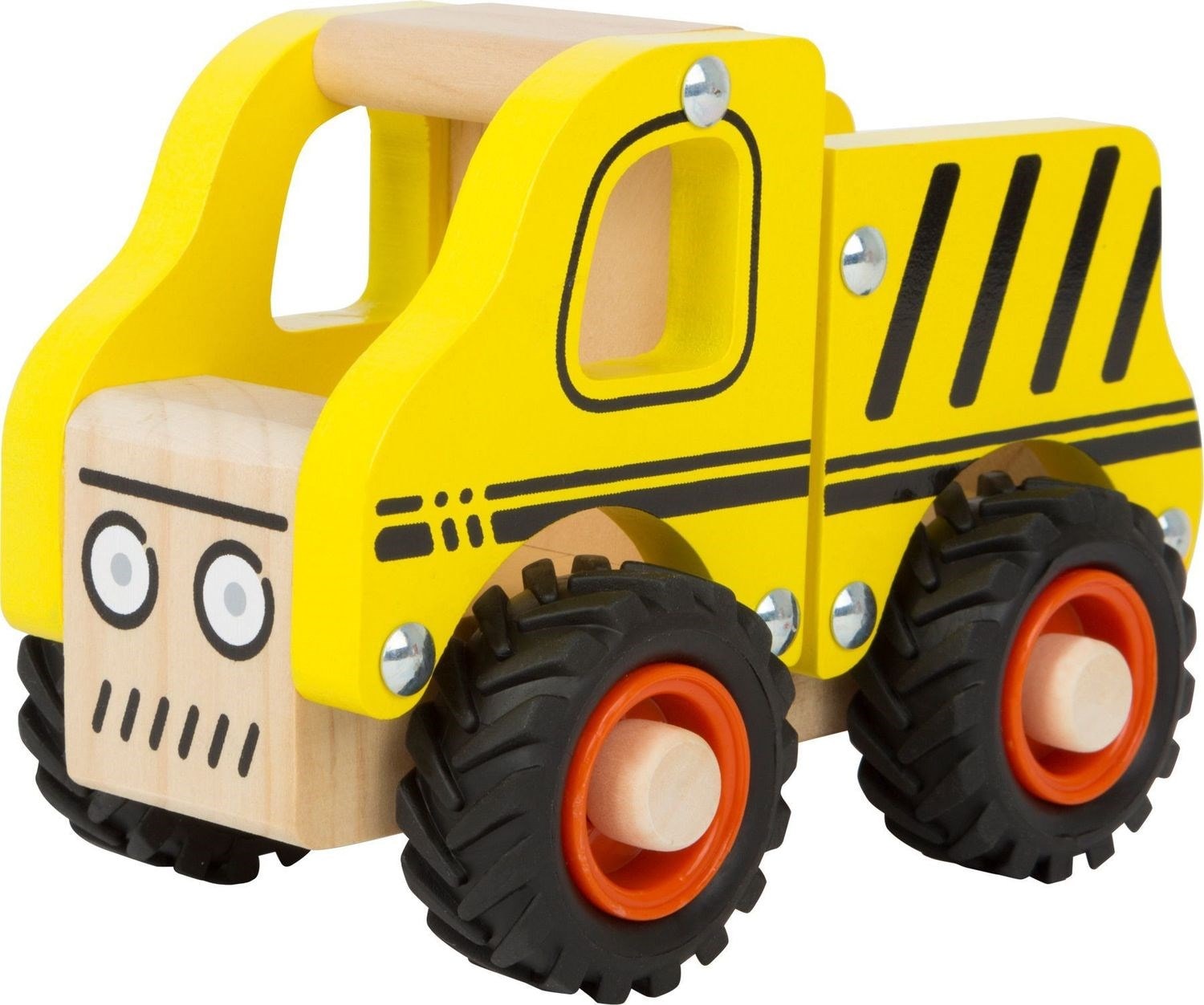 Camion de chantier - jouet en bois - 11096 SMALL FOOT COMPANY Pas Cher 